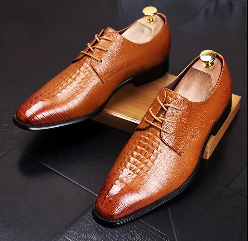 Men's Italian Designer Dress Shoes In 3 Colors