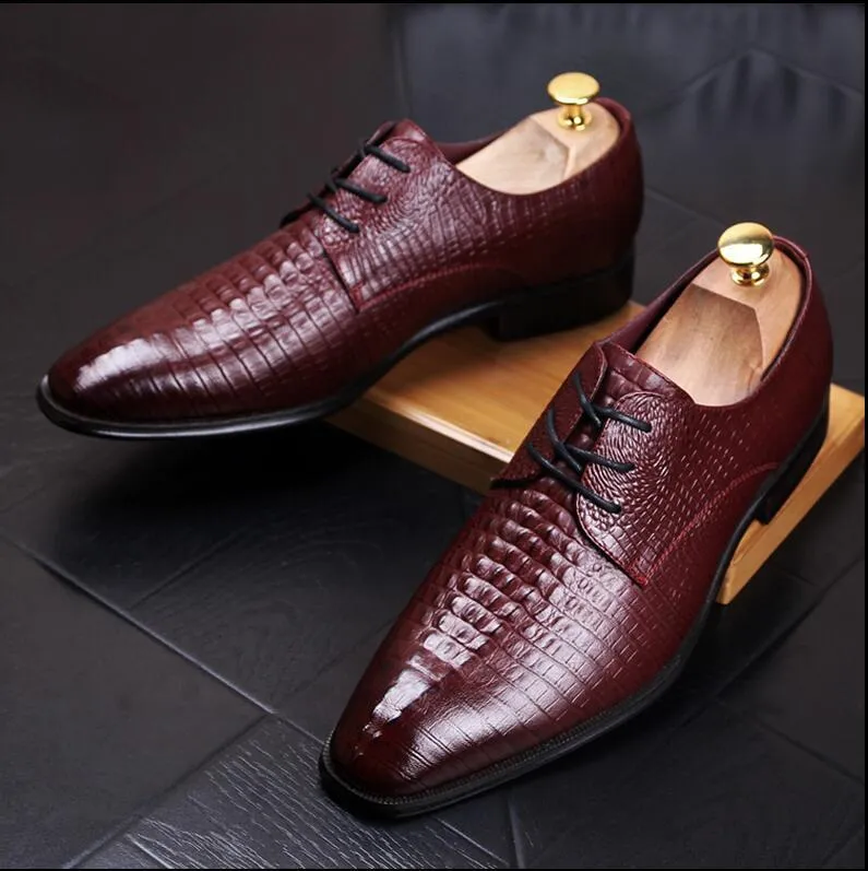 Men's Italian Designer Dress Shoes In 3 Colors