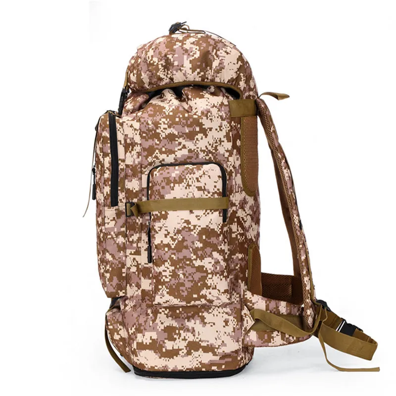 Men's Outdoor Camping Extra Large Military Camouflage Travel Backpack