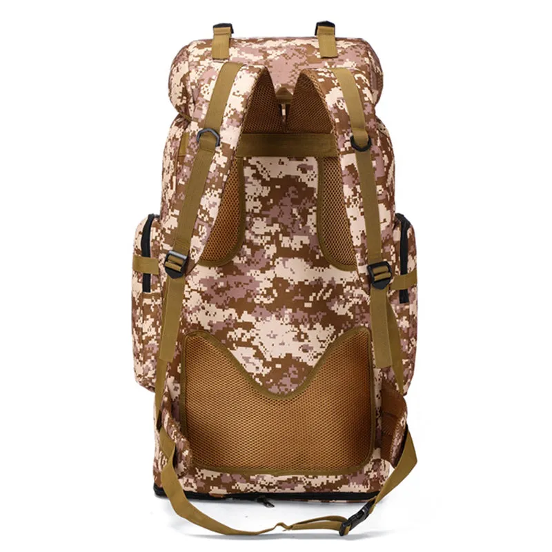 Men's Outdoor Camping Extra Large Military Camouflage Travel Backpack
