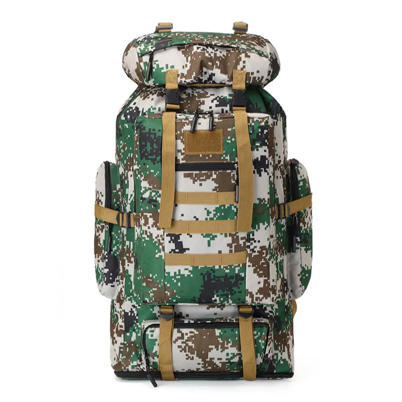 Men's Outdoor Camping Extra Large Military Camouflage Travel Backpack