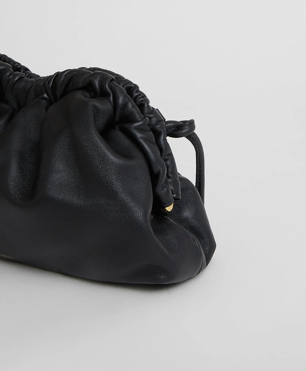 Mini Cloud Clutch in Black