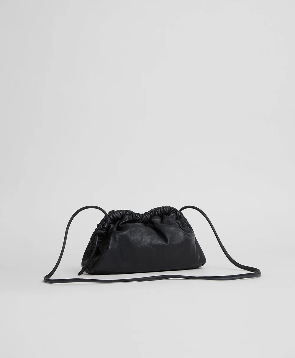 Mini Cloud Clutch in Black