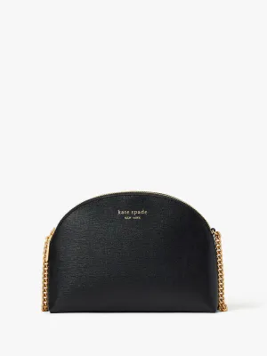 Morgan Double-Zip Dome Crossbody