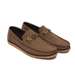 Mustard Round Chain Buckle high sole
