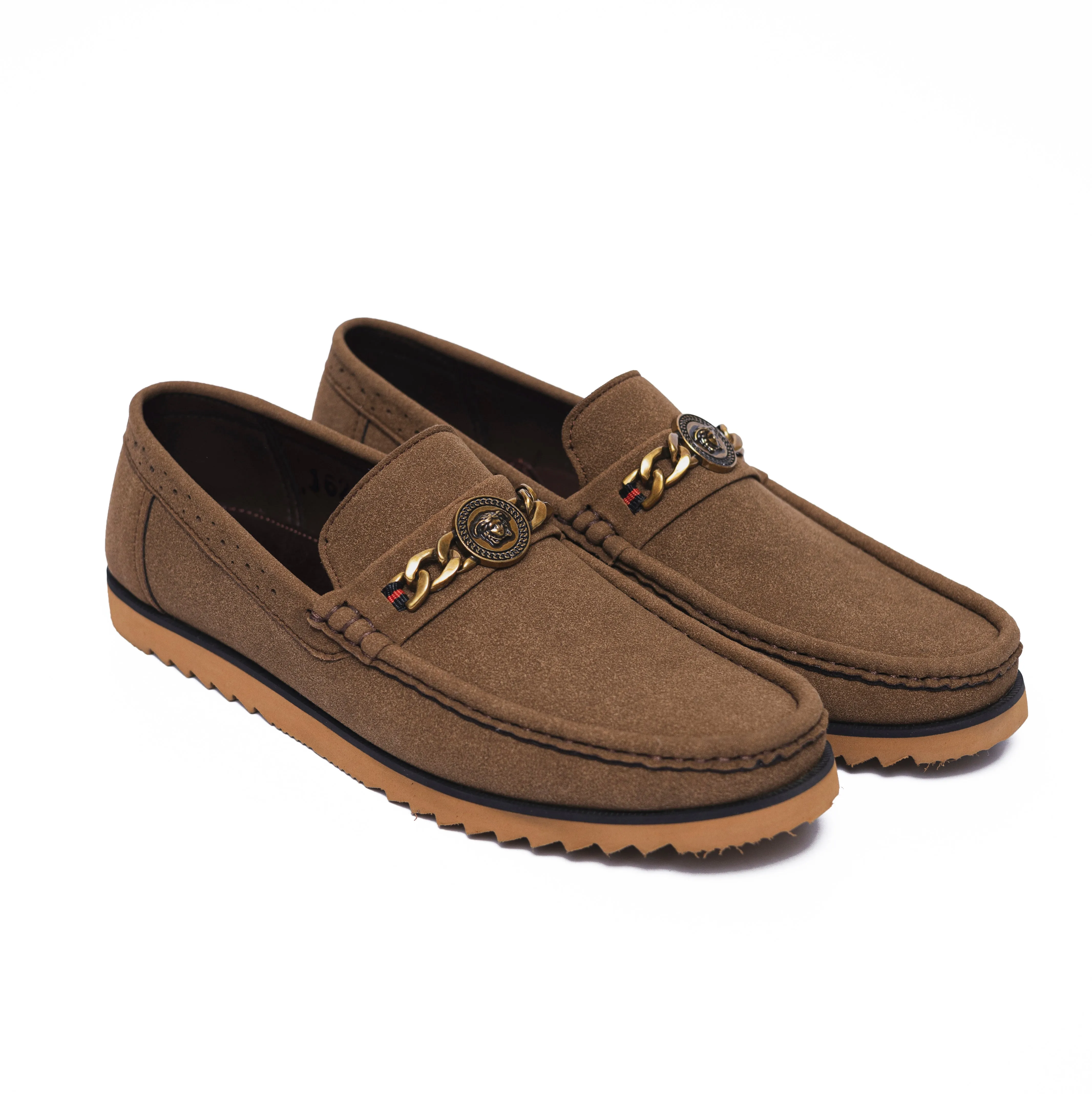 Mustard Round Chain Buckle high sole