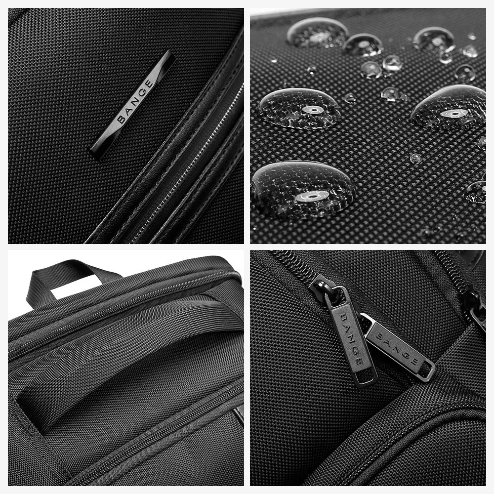 NEW BANGE 1.56Inch Laptop Backpack for Men，Business Travelling Backpacks with USB Charger Port,Weekender Carry-On Luggage Backpack