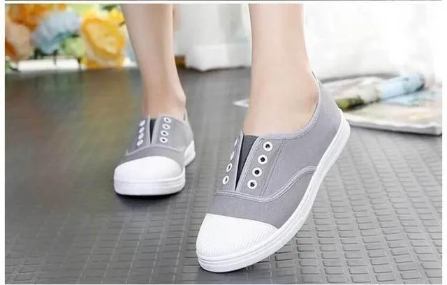 New Fashion shallow women canvas Breathable shoes