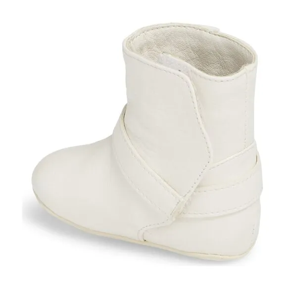 NIB FRYE Baby Harness Boots, Size 3 (6-9 Months) White Infant Shoes