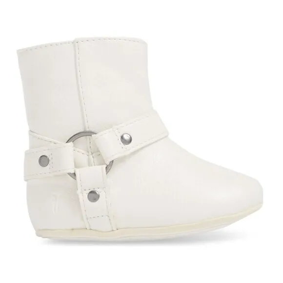 NIB FRYE Baby Harness Boots, Size 3 (6-9 Months) White Infant Shoes