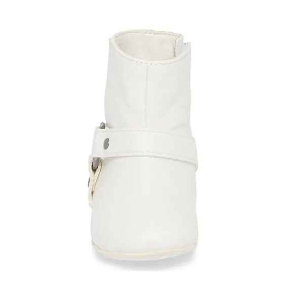 NIB FRYE Baby Harness Boots, Size 3 (6-9 Months) White Infant Shoes