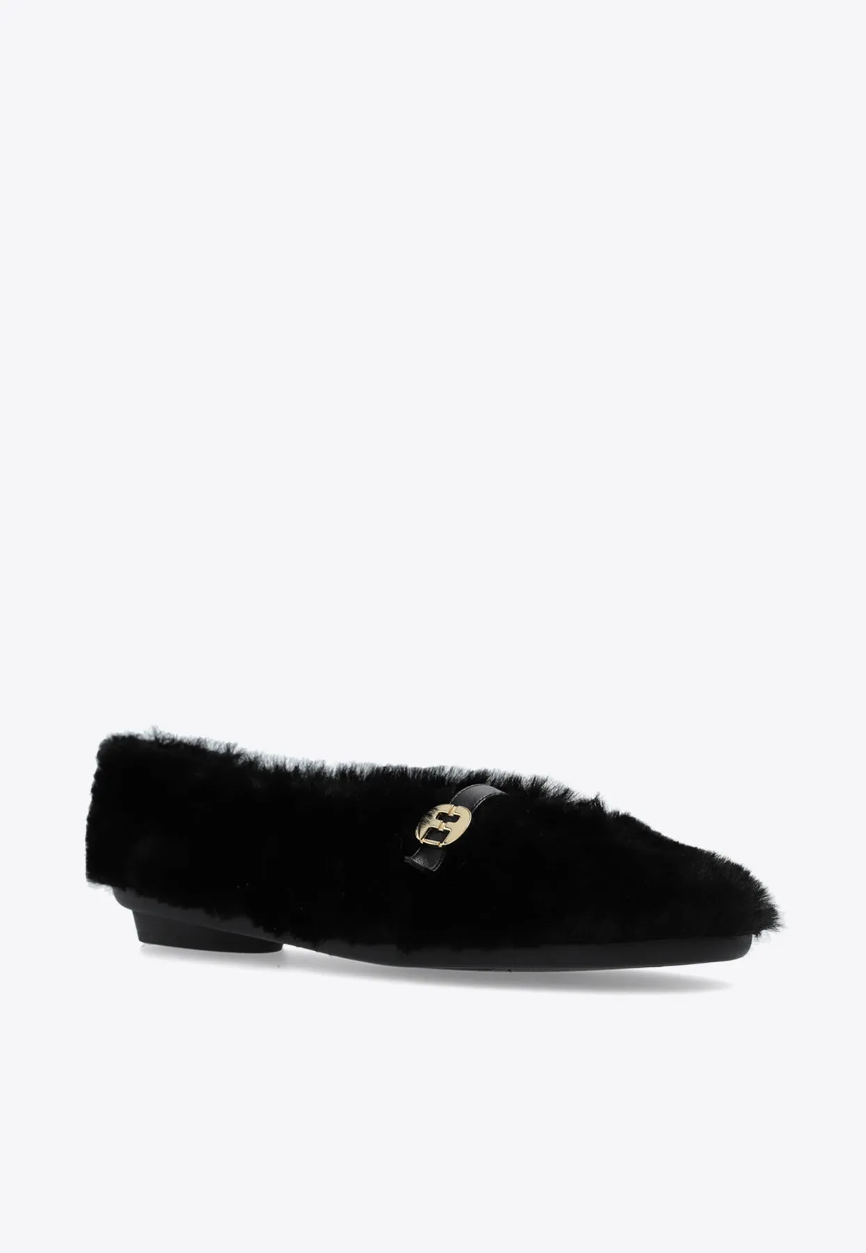 Noella Shearling Ballet Flats