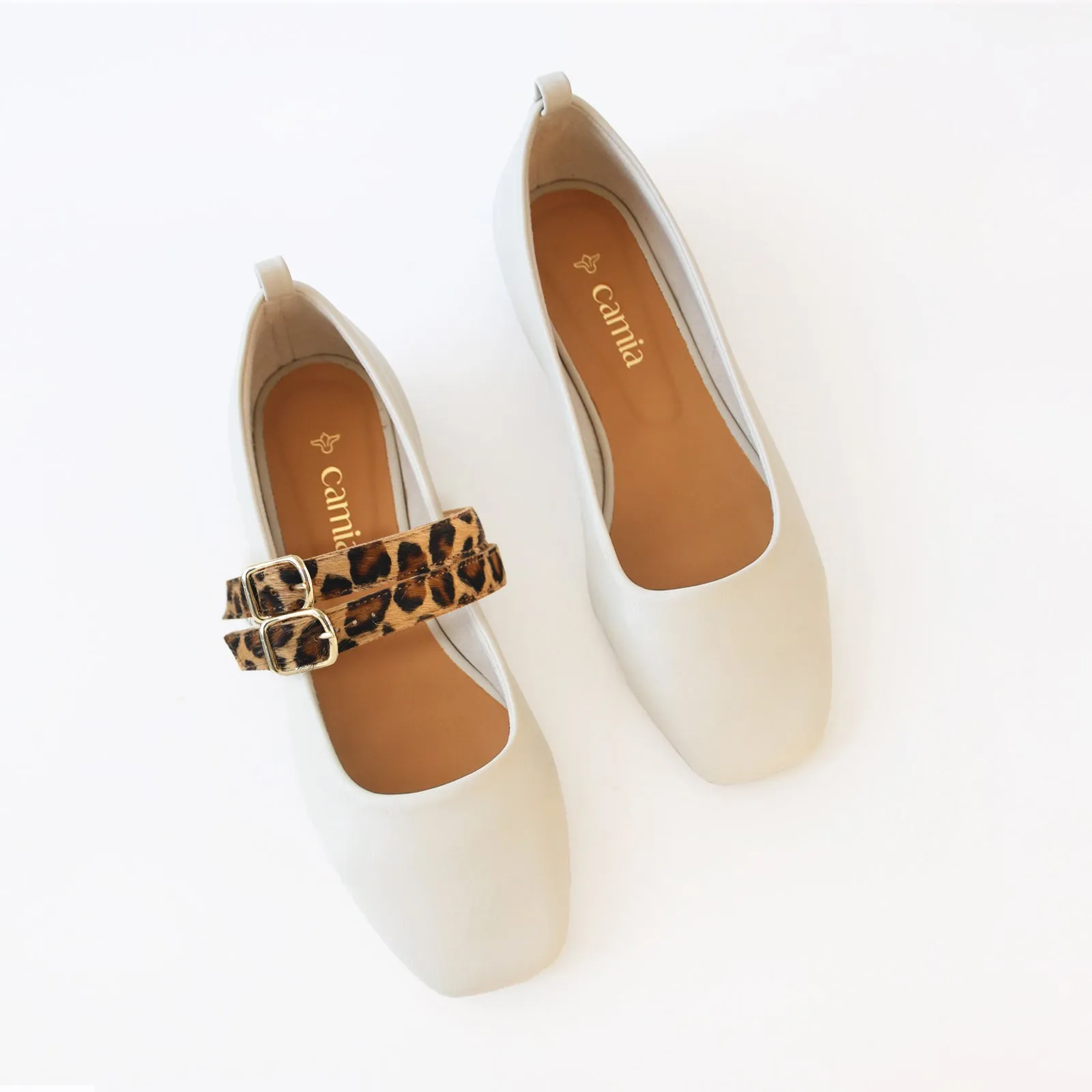 Off White Ballet Swap Double Leopard