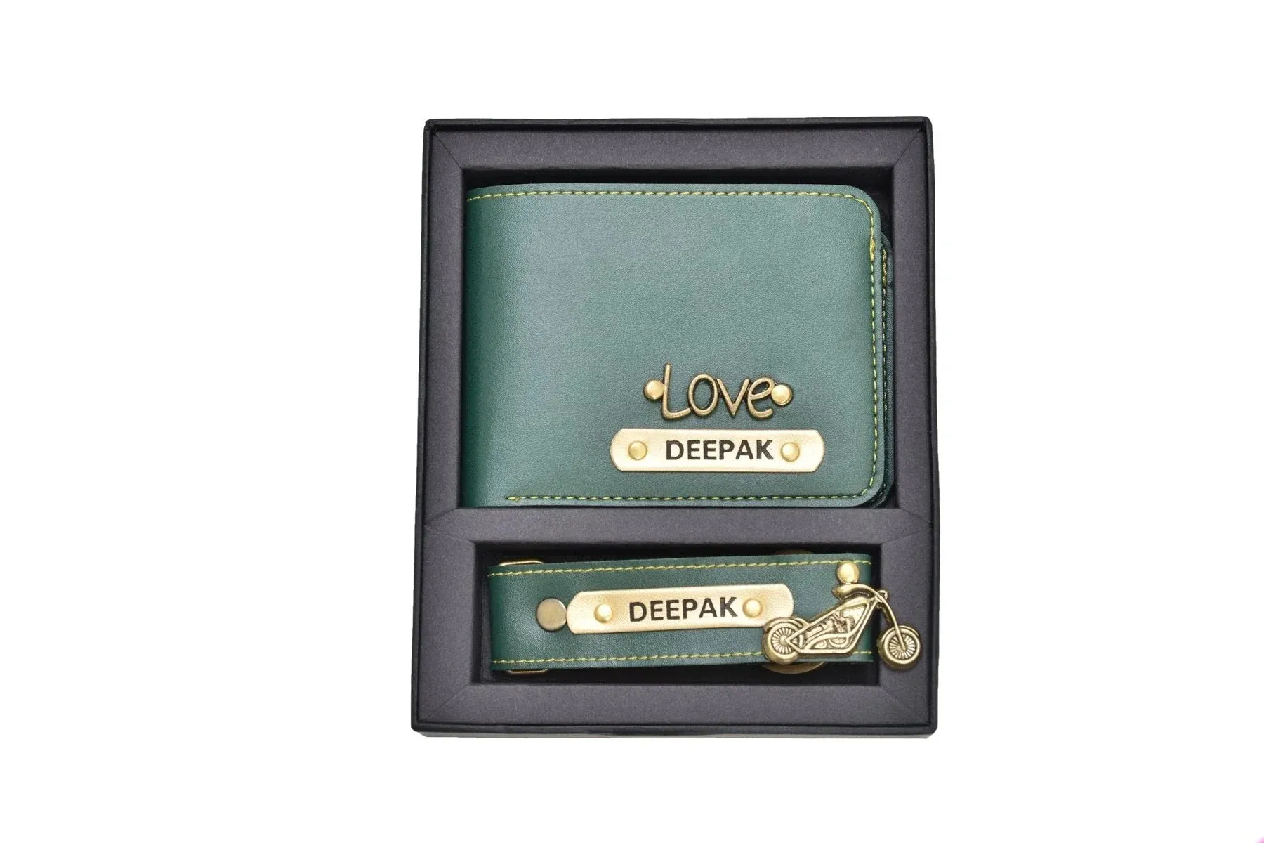 Pack of 2 Two Pcs Wallet & Keychain Combo