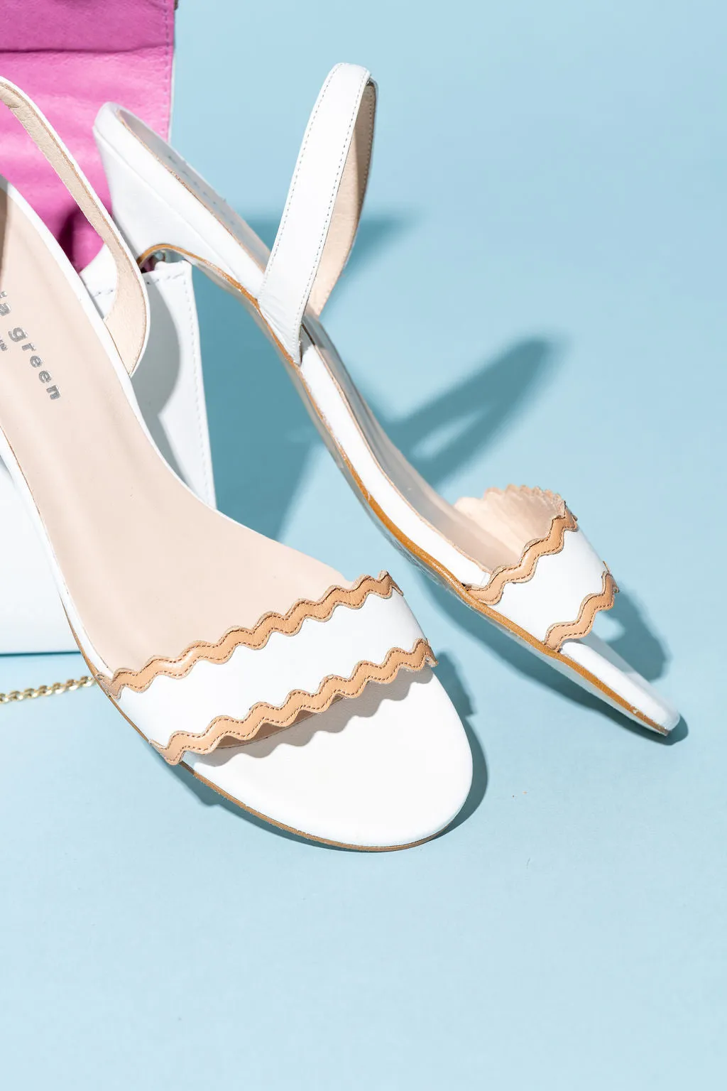 Panama Slingback Kitten Heel