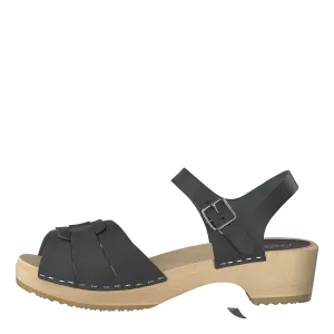 Peep Toe Low Black