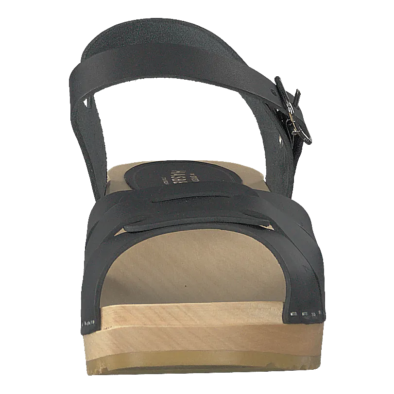 Peep Toe Low Black