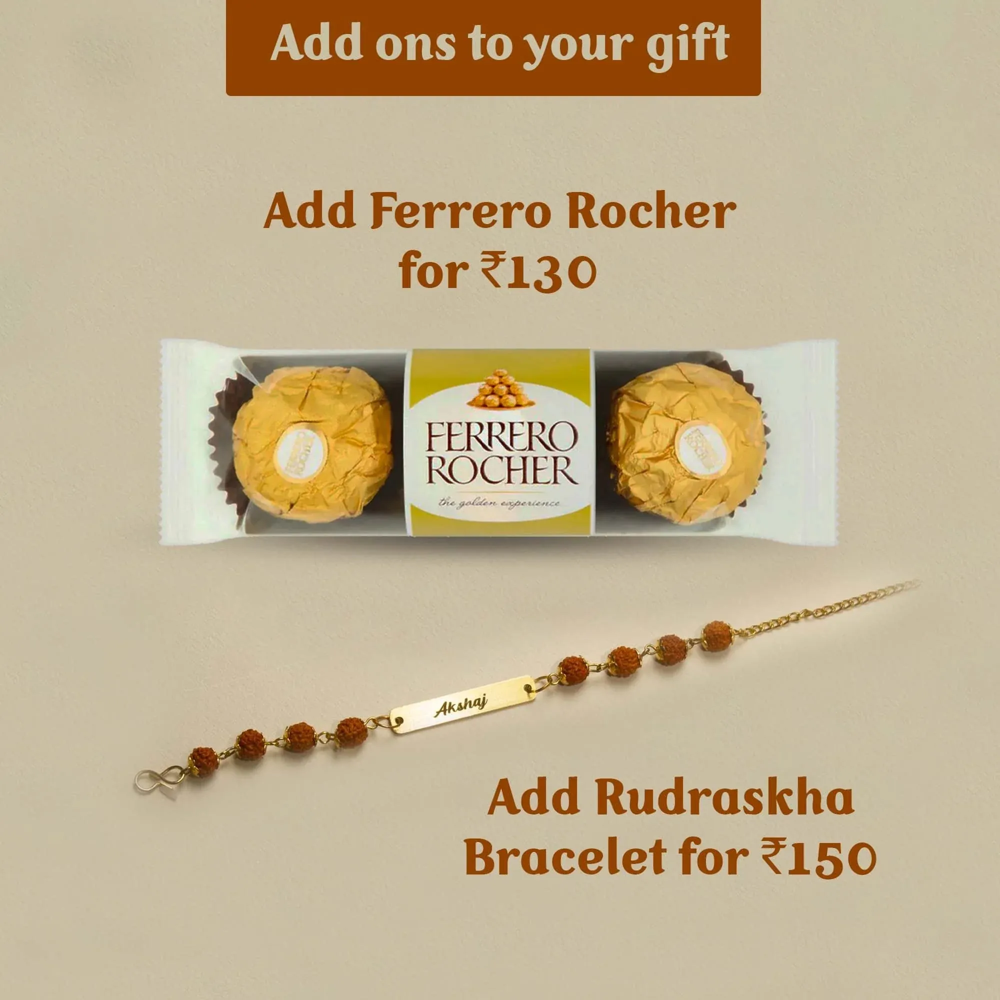 Personalized Pen & All in One Men's Combo (4 pcs) - Brown