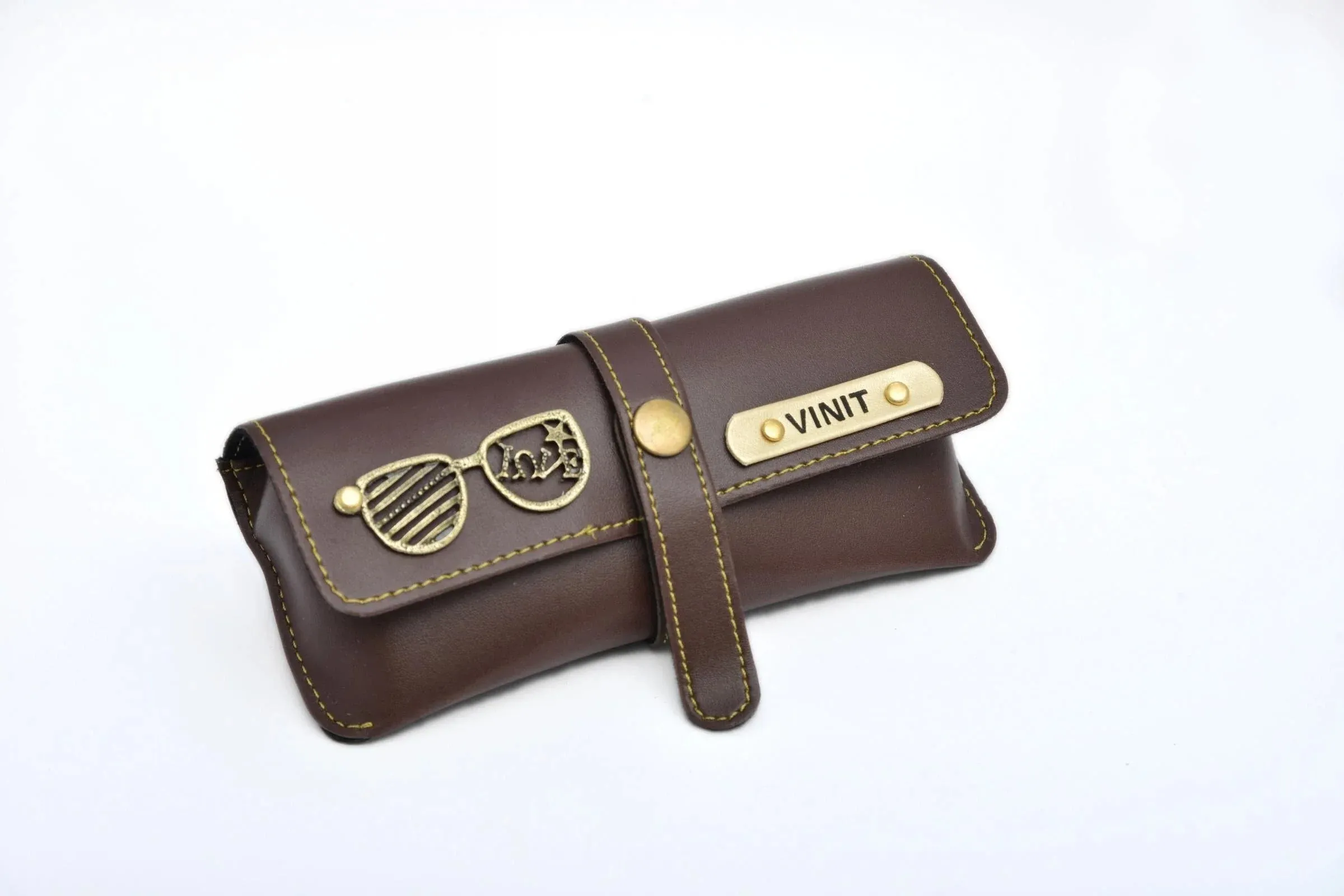 Personalized Pen & All in One Men's Combo (4 pcs) - Brown