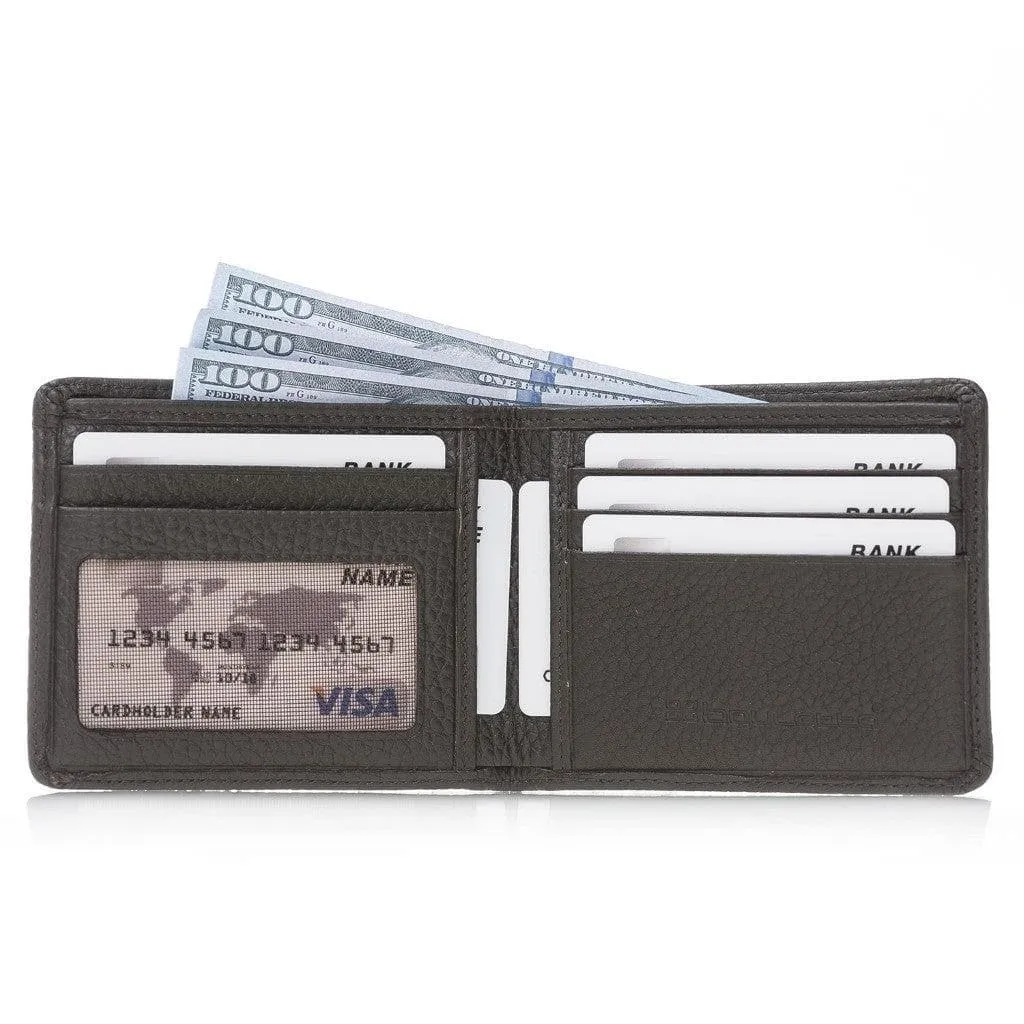 Pier Handmade and Personalised Genuine Leather Wallet for Men's