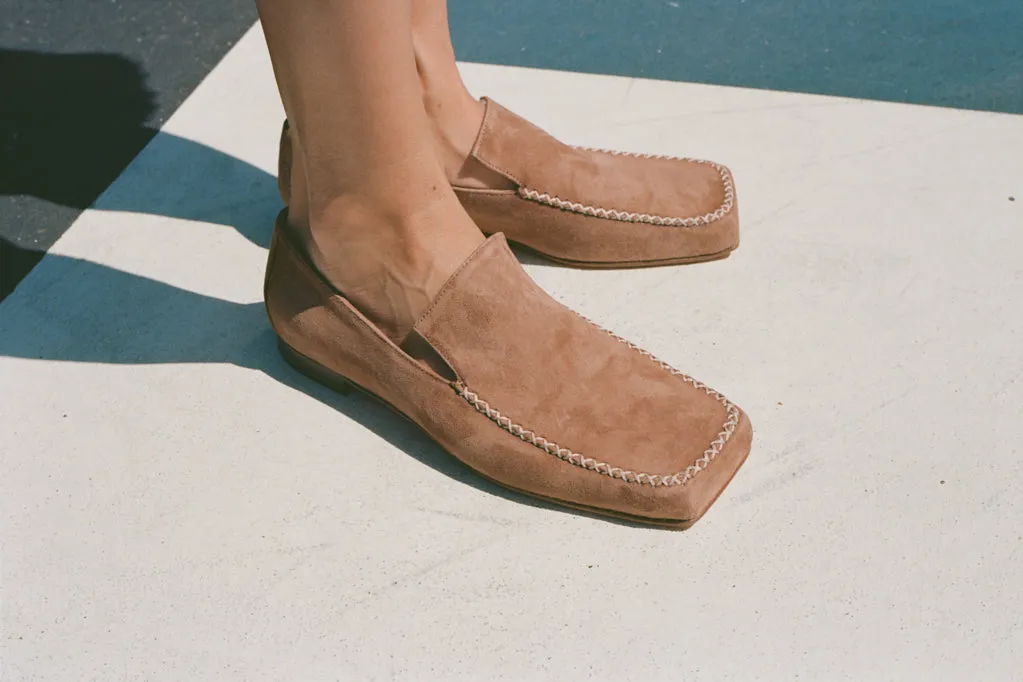 PILOT LOAFER, HAWK SUEDE