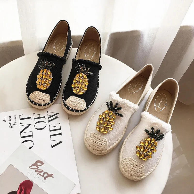 Pineapple Glam Loafers