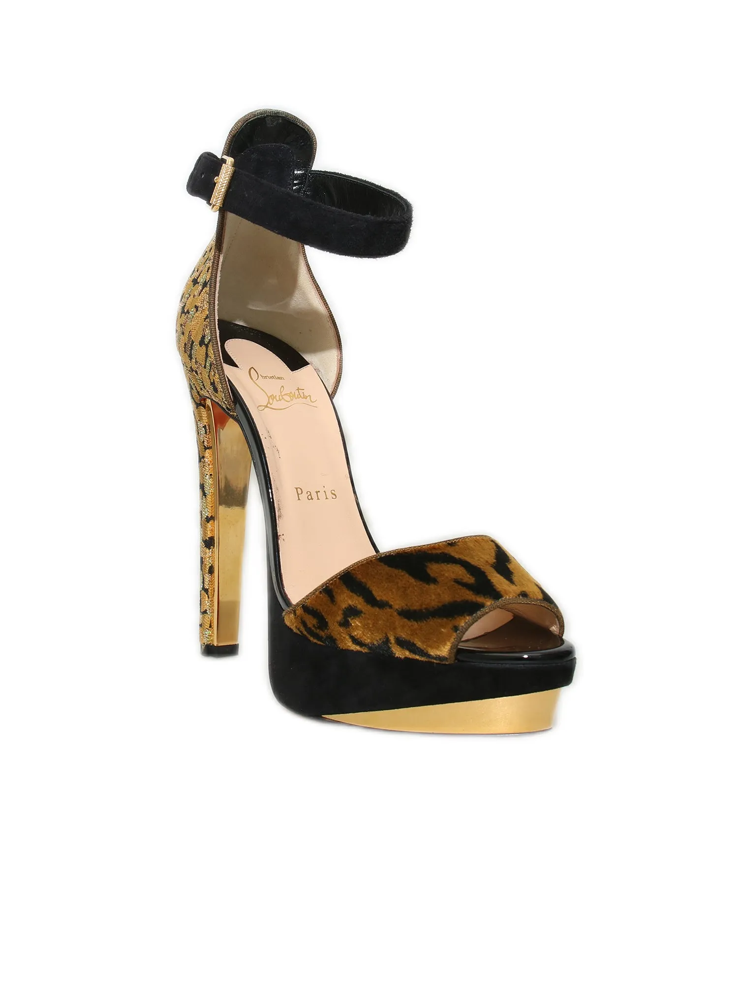 Platform Leopard Sandals