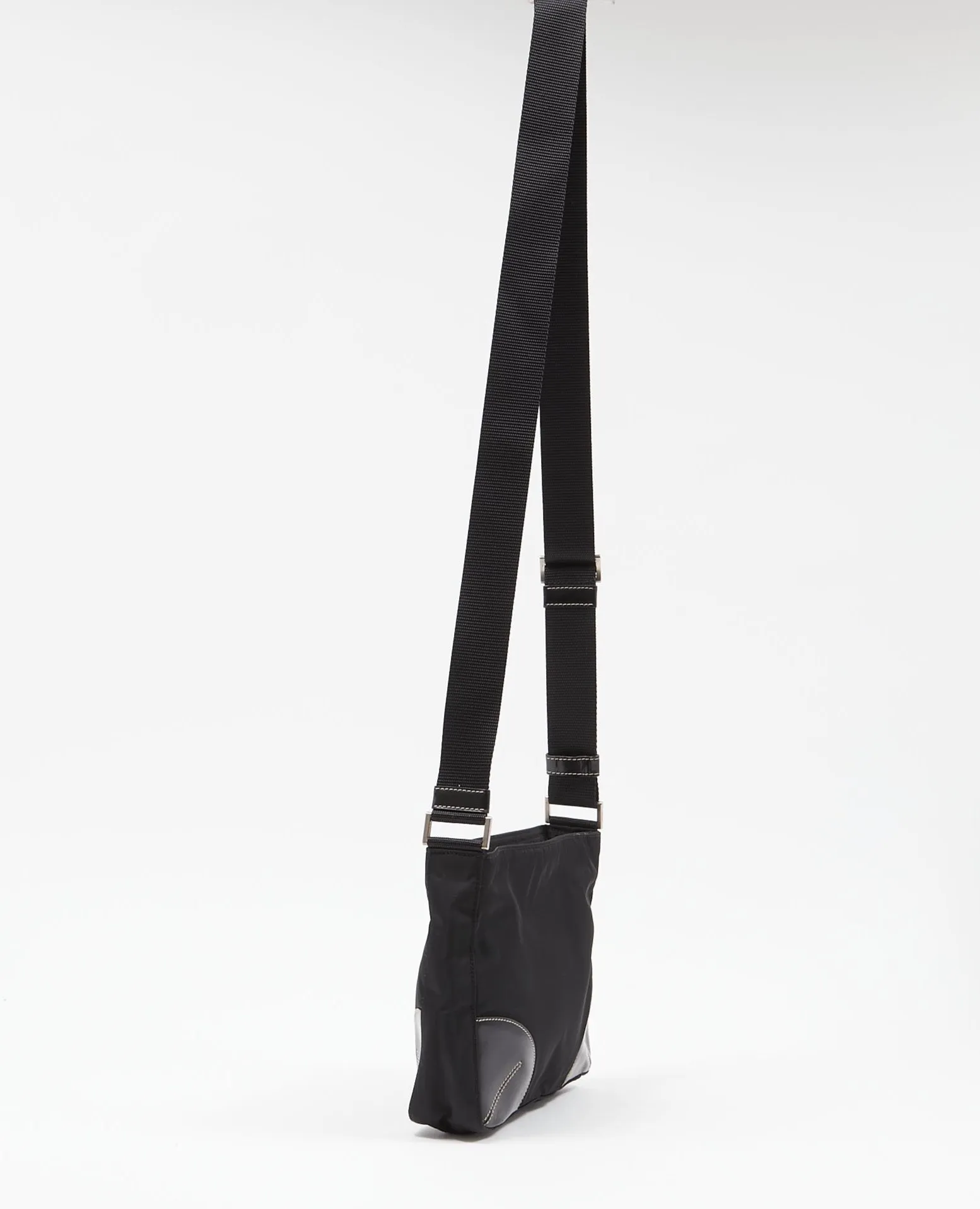 Prada Black Nylon Tessuto Crossbody Bag