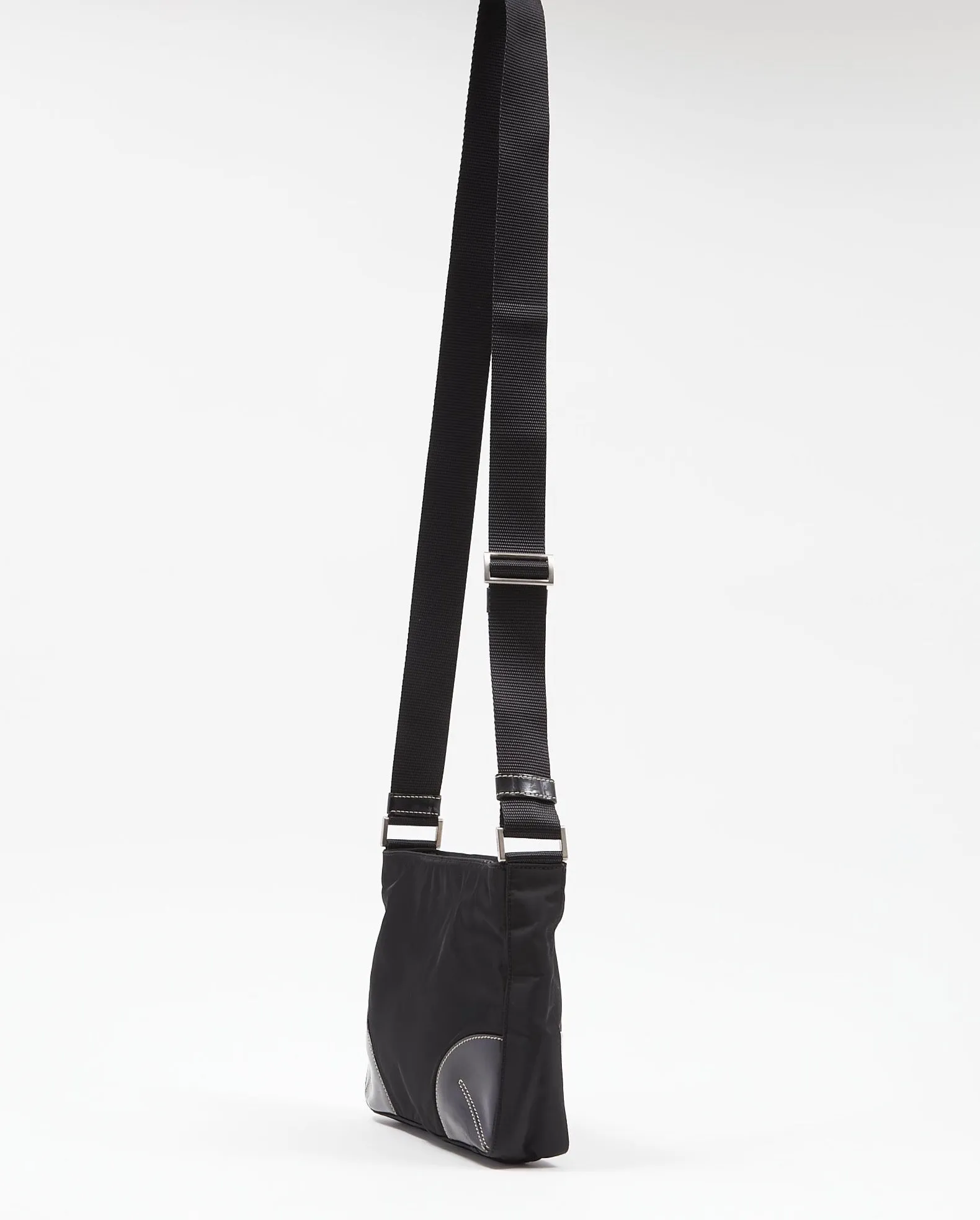 Prada Black Nylon Tessuto Crossbody Bag