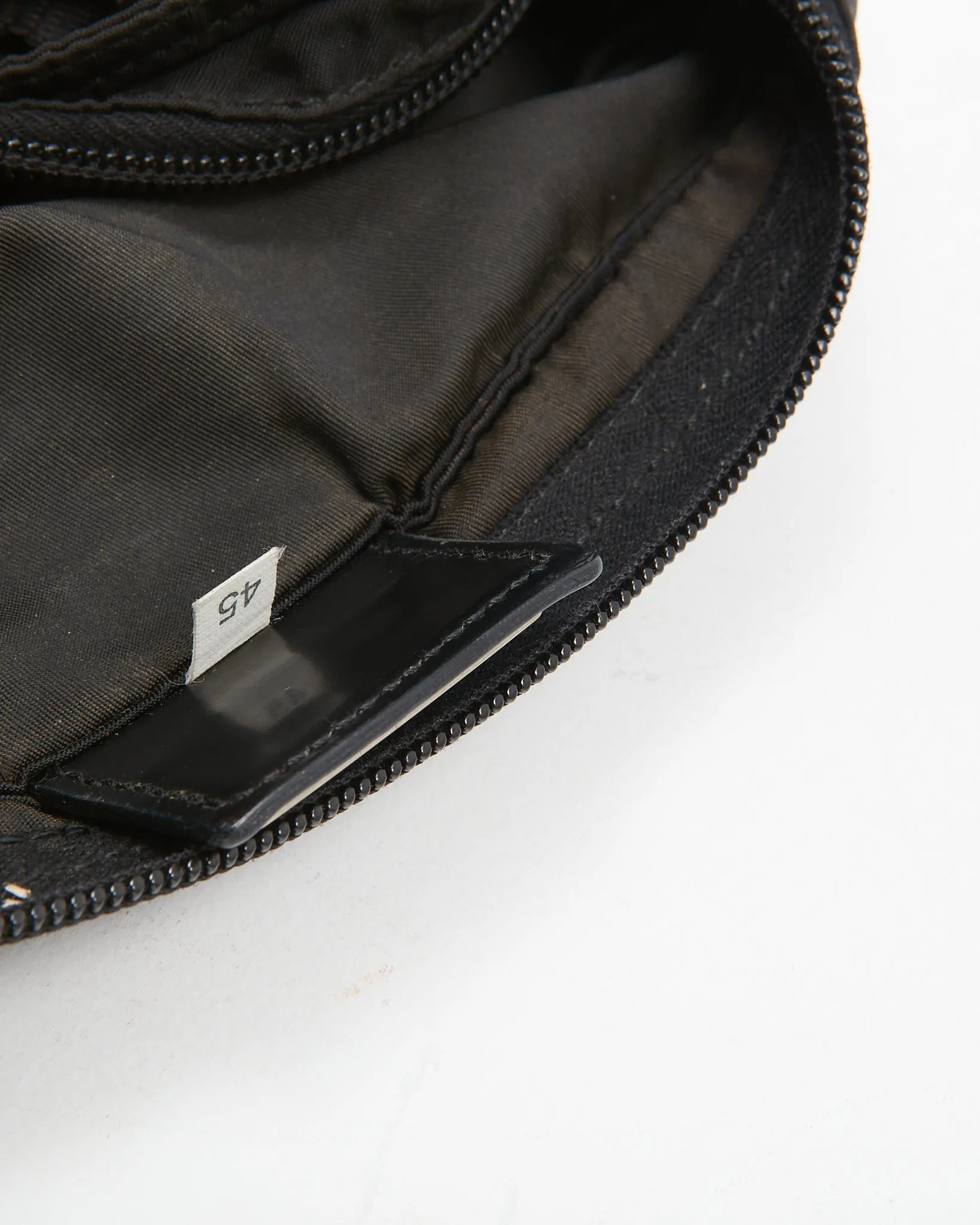 Prada Black Nylon Tessuto Flat Crossbody Bag