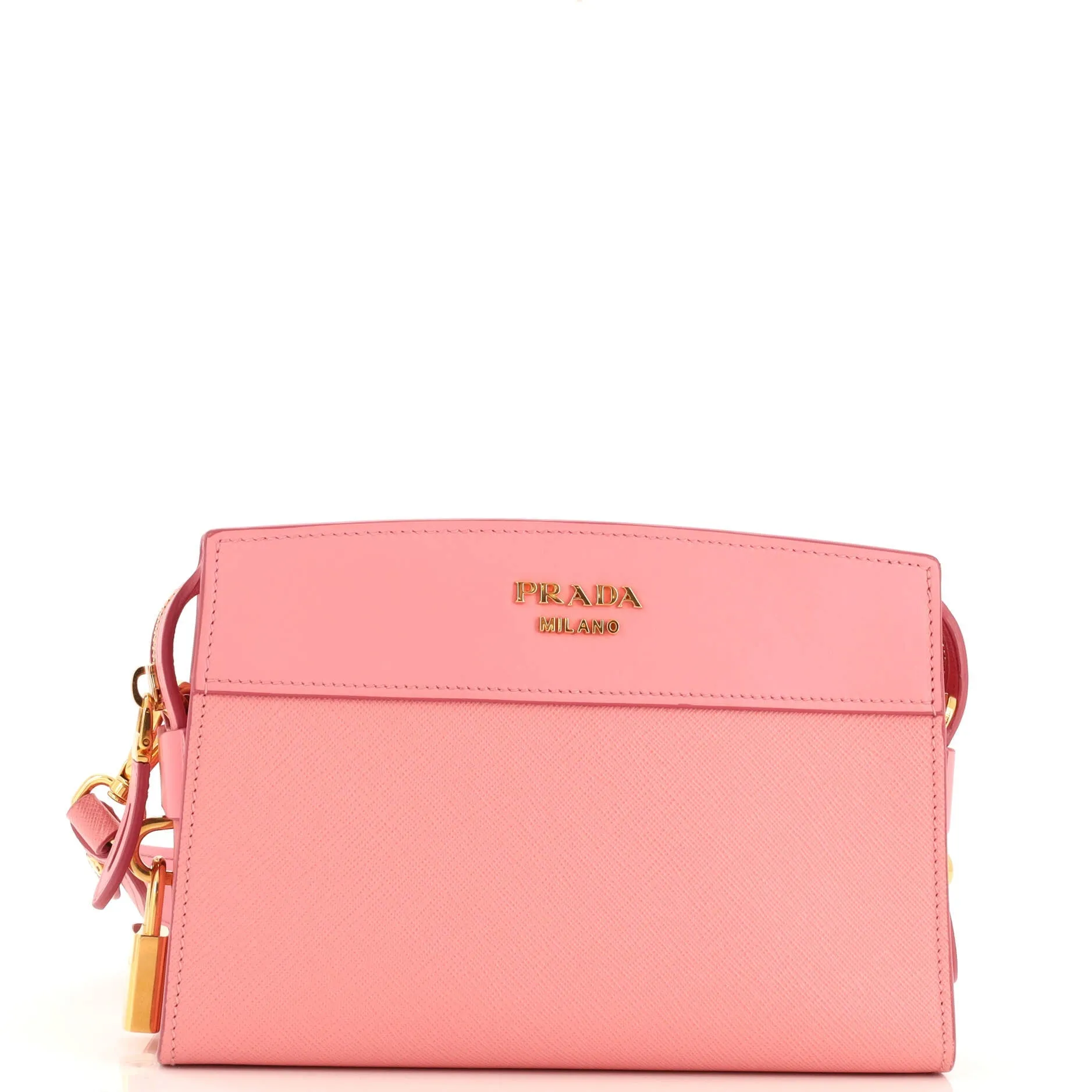 PRADA Esplanade Crossbody Bag Saffiano with City Calf Small