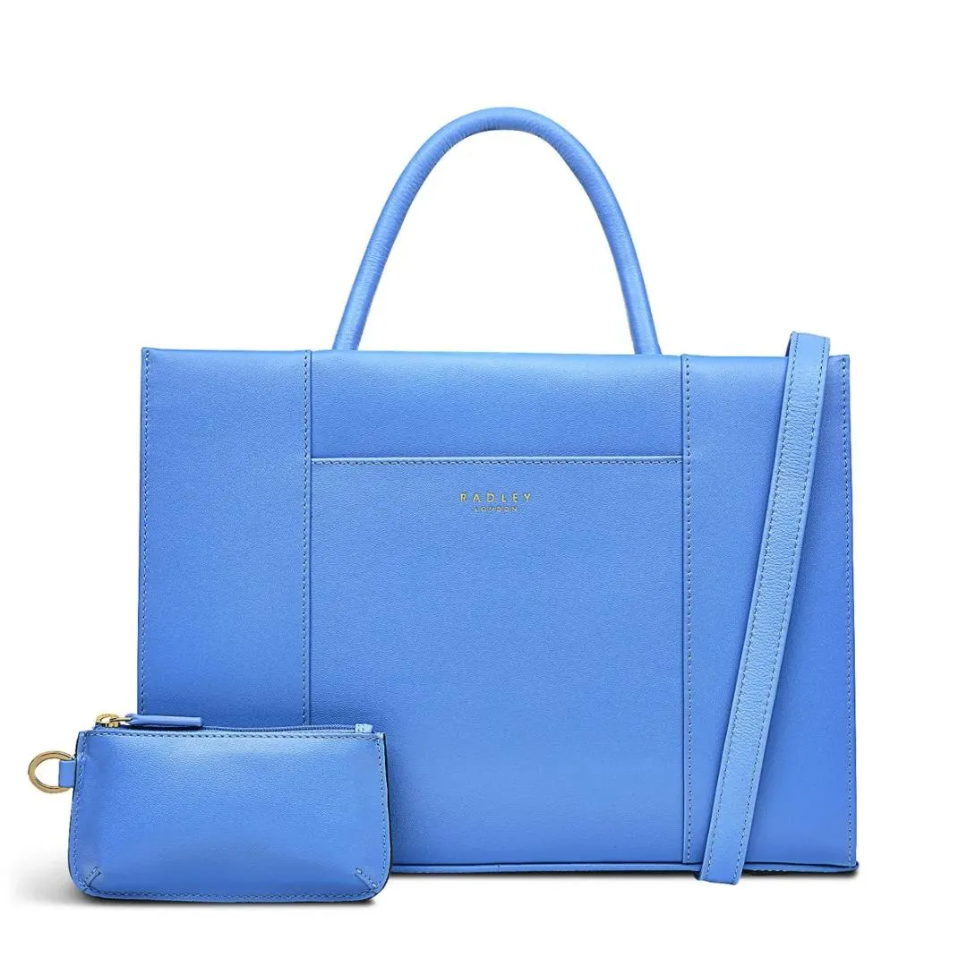 Radley Lunar New Year SS23 Medium Ziptop Grab Bag - Tranquil Blue