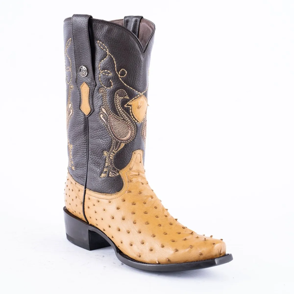 RANCHO SEMENTAL EXOTIC LEATHER Ostrich Orix Cowboy Boots