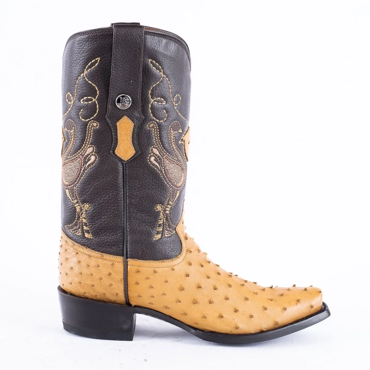 RANCHO SEMENTAL EXOTIC LEATHER Ostrich Orix Cowboy Boots