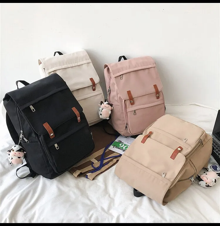 Realaiot Casual Women Backpack Waterproof Nylon Female Shoulder Bag Large Capacity Travel Bag Ladies Casual Mochila Bagpack Big Schoolbag