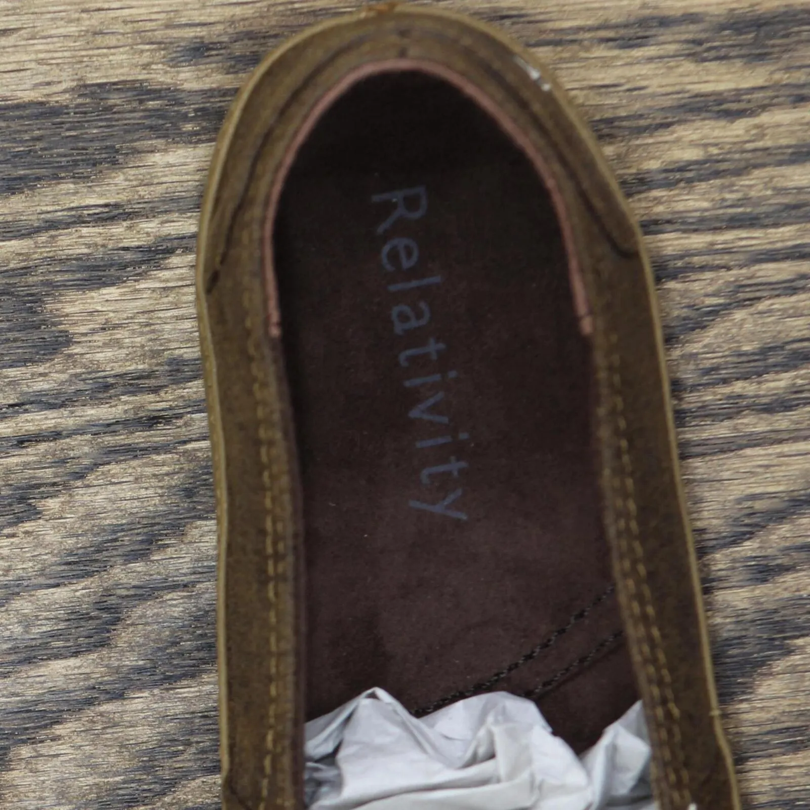 Relativity Womens Slip On Flats 1673d63f11aba9 Brown 7M