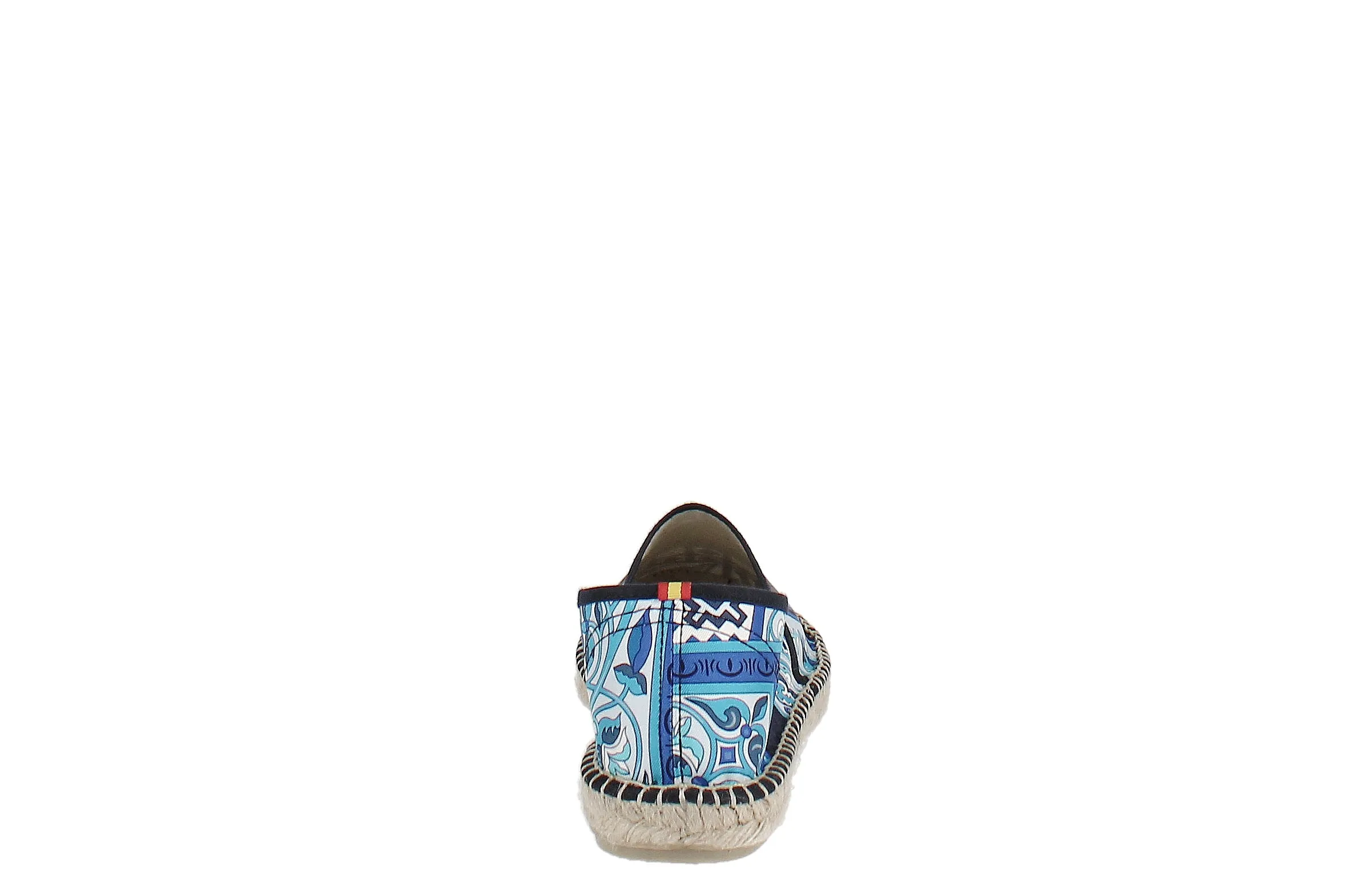 Respoke Women's Luna Toyo Printed Espadrille Flats BLUE/ BLACK 37/ 6.5