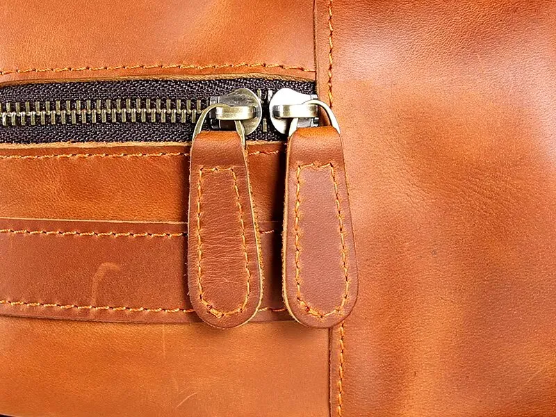 Retro Crazy Horse Leather Backpack