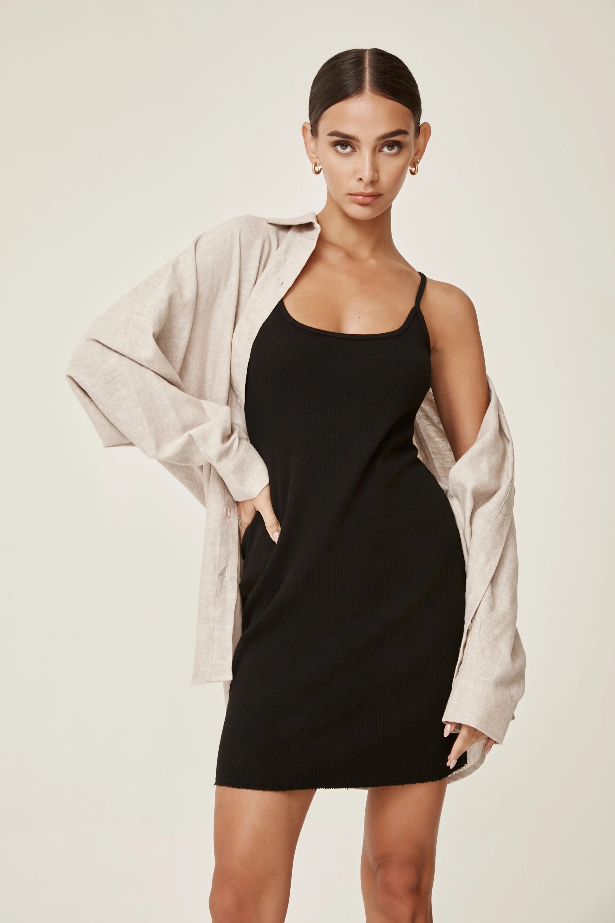 Ribbed Cami Dress