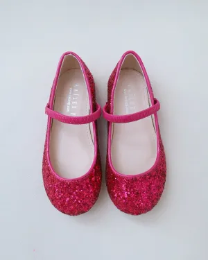 Rock Glitter Mary Jane Ballet Flats