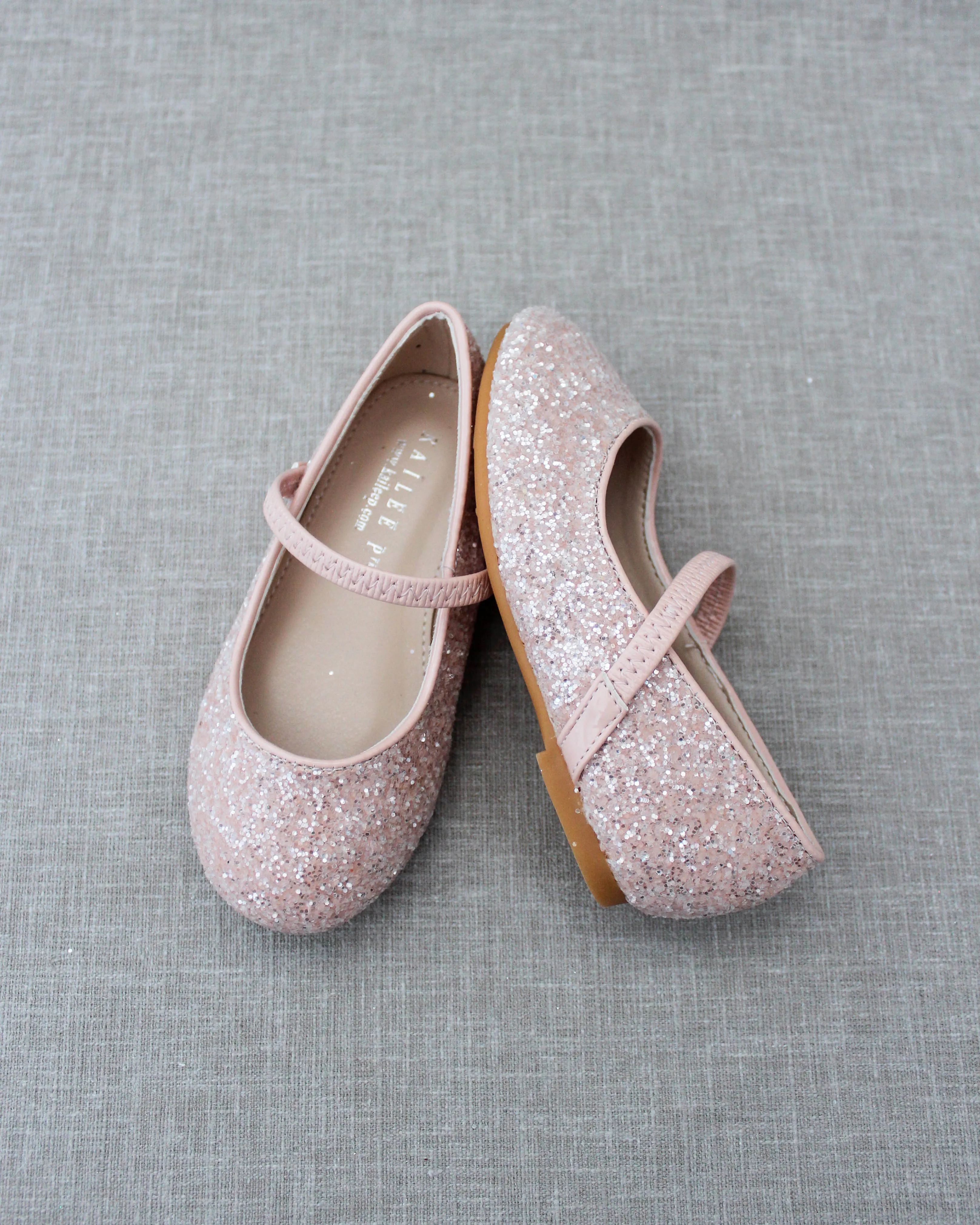 Rock Glitter Mary Jane Ballet Flats