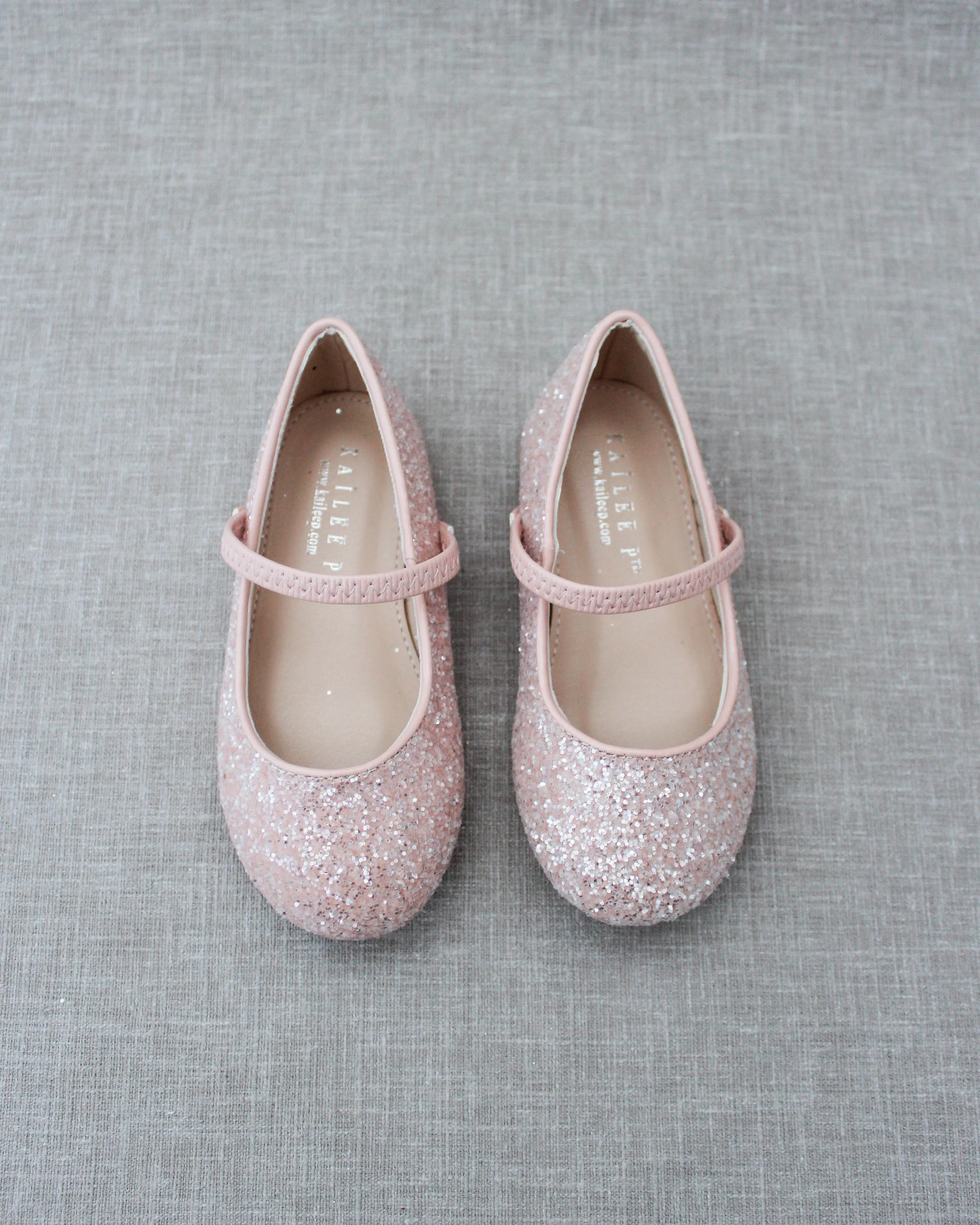 Rock Glitter Mary Jane Ballet Flats