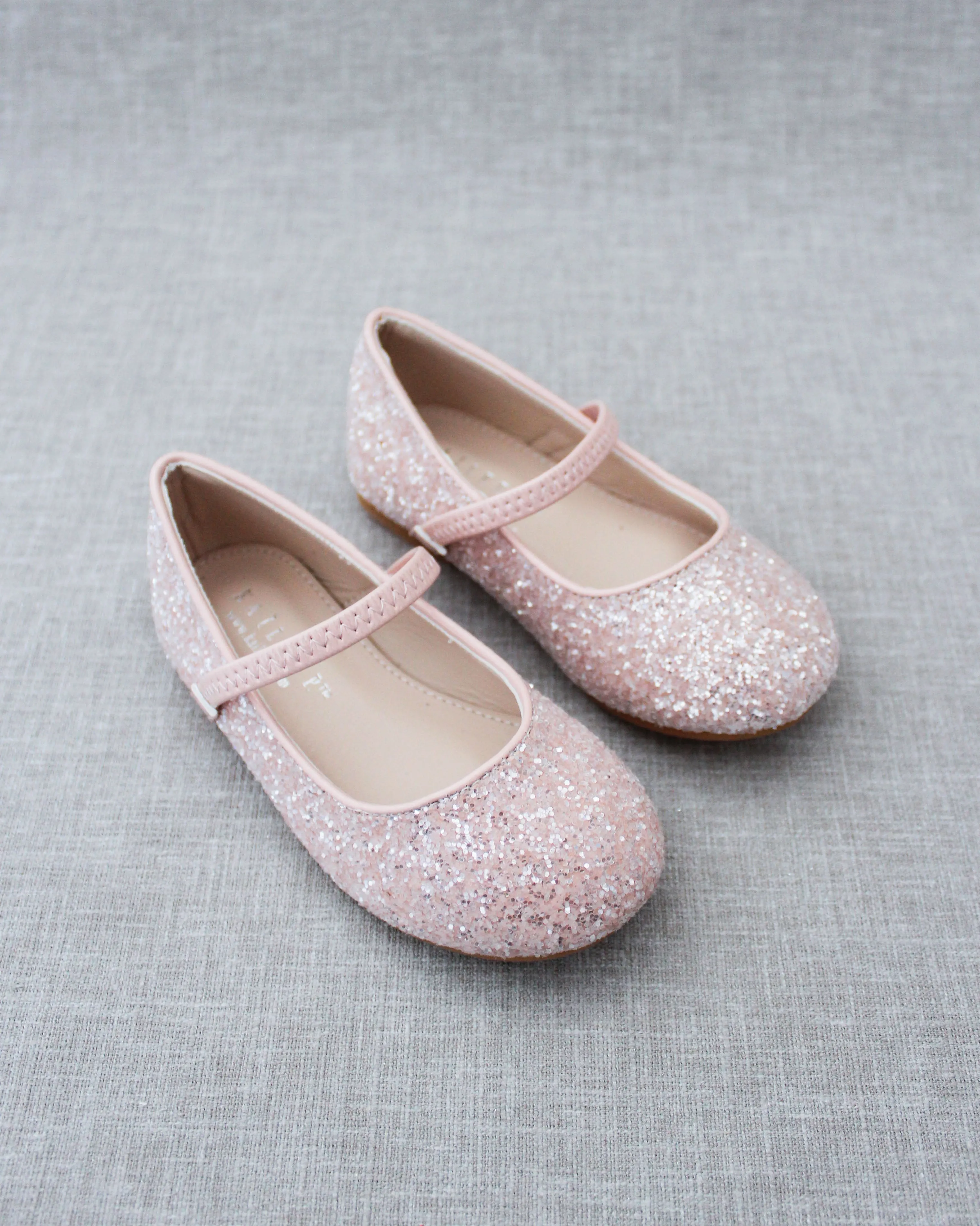 Rock Glitter Mary Jane Ballet Flats