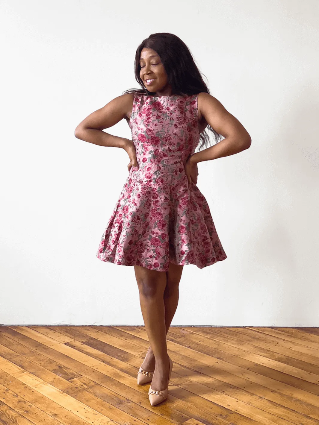 Rosalie Floral Fit & Flare Dress