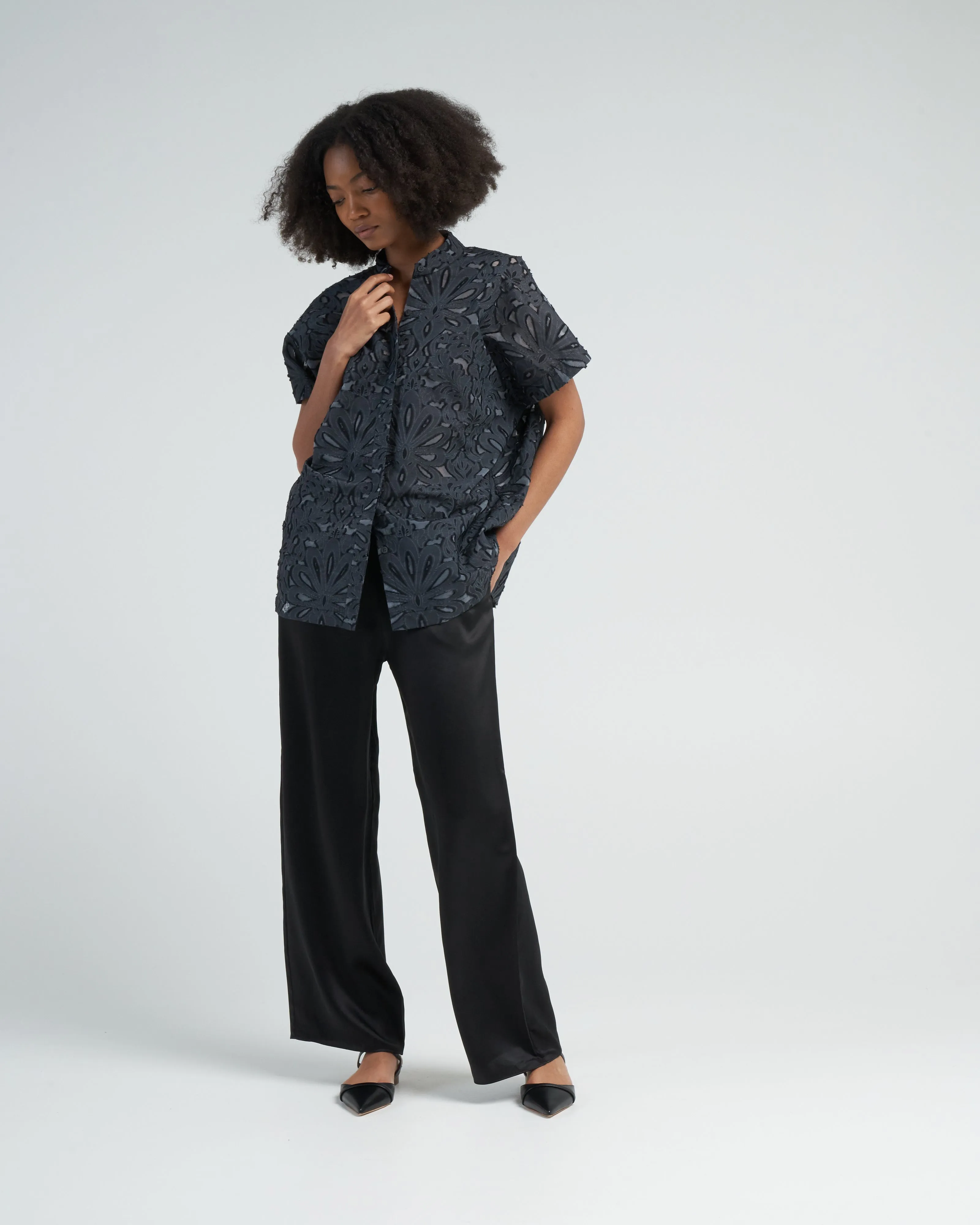 saban shirt - black