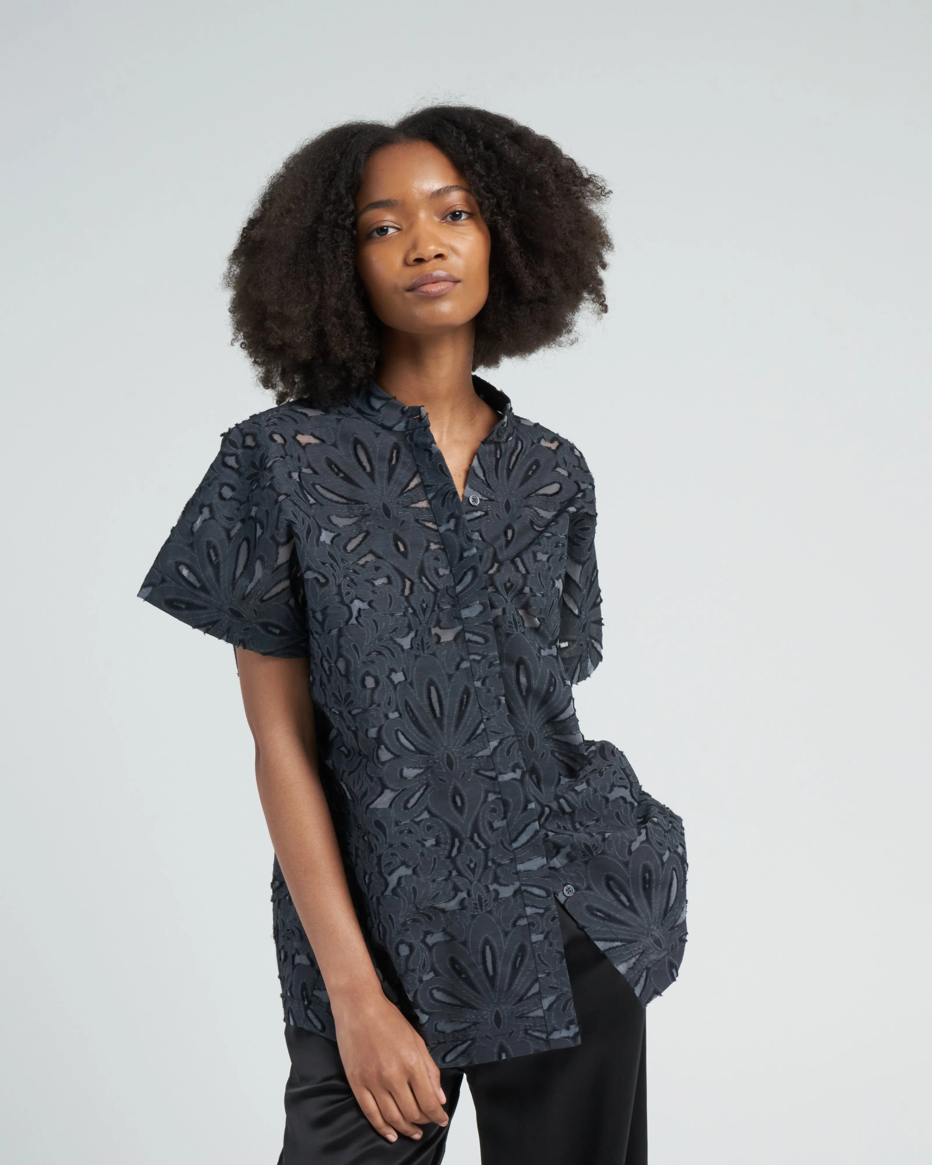 saban shirt - black
