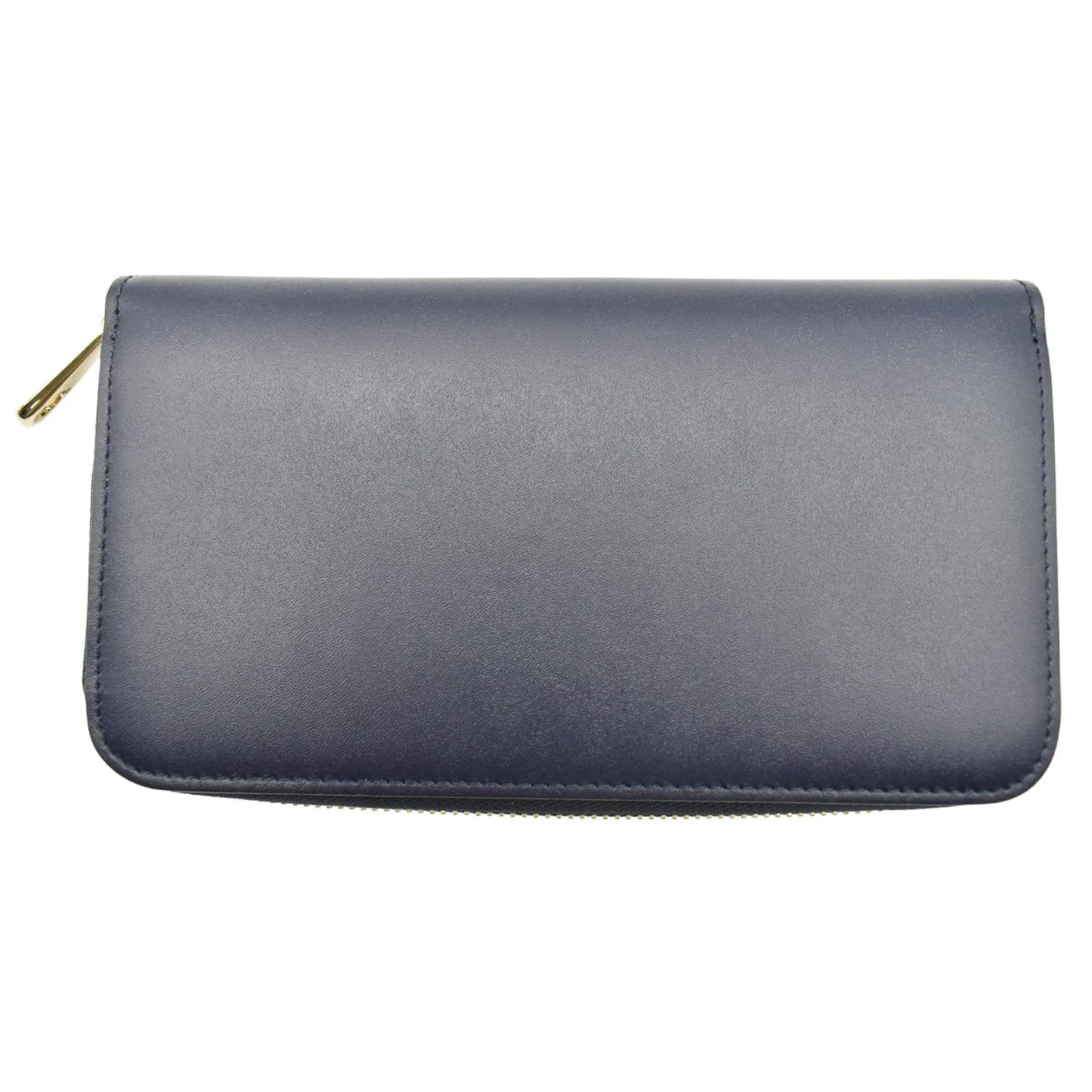 SALVATORE FERRAGAMO Gancini Long Zip Around Wallet Blue