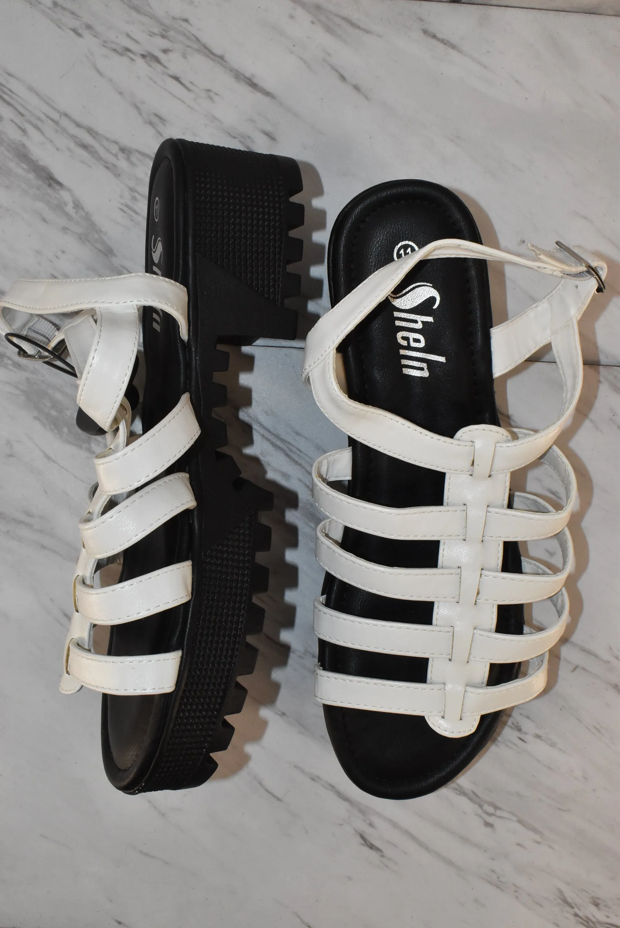 Sandals Heels Block By Shein  Size: 11