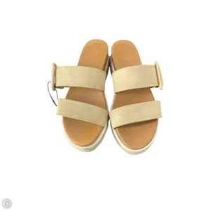 Sandals Heels Platform By Mia In Tan, Size: 7.5