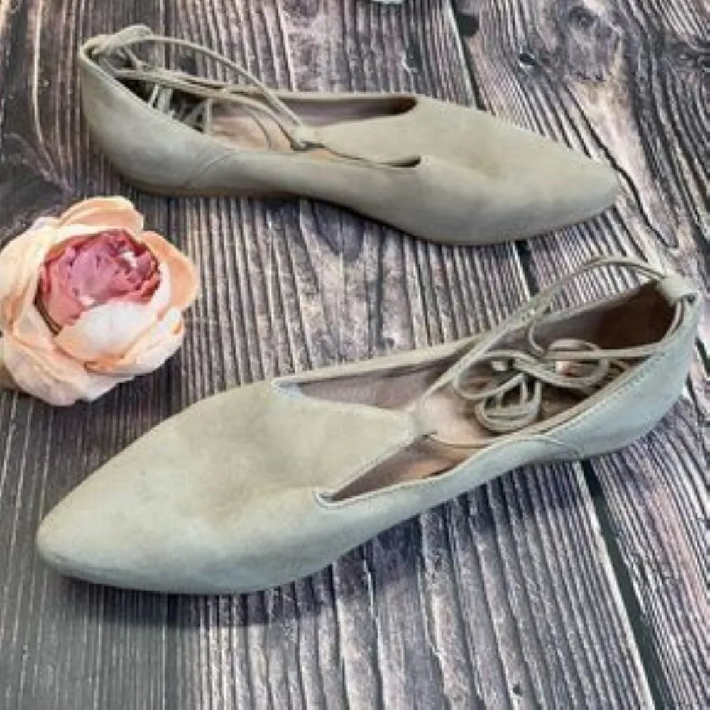 Seychelles Tan Leather HIVE Ballet Flat 9.5M